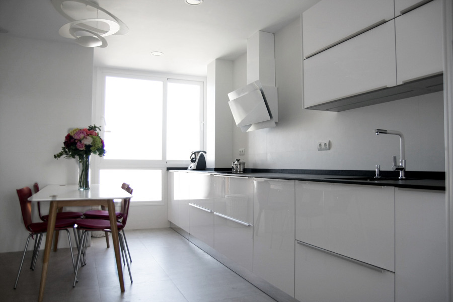 Cocina muebles bajos