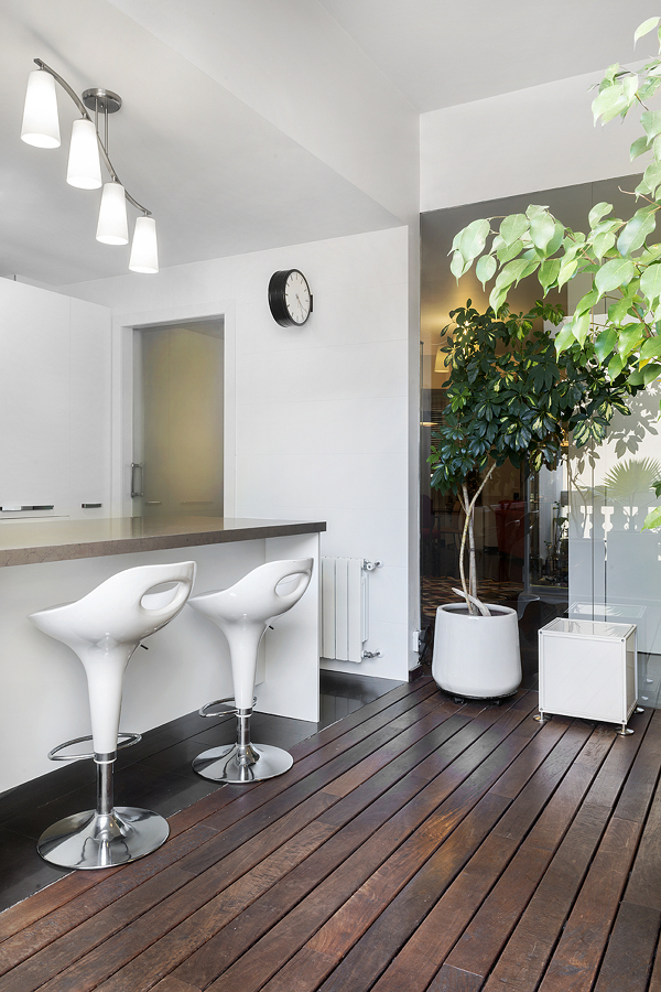 Cocina-Office y pasillo distribuidor vivienda