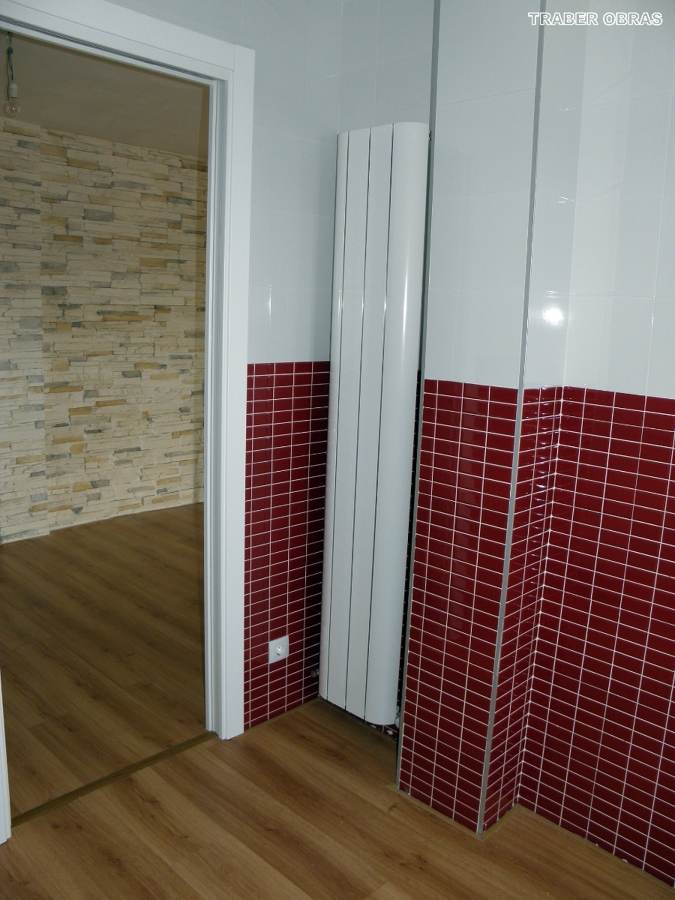 Cocina. Radiador para espacios reducidos.