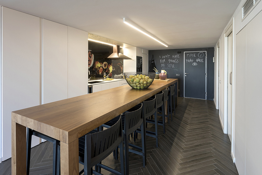 Cocina reforma loft