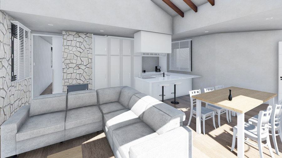 COCINA-SALON-COMEDOR