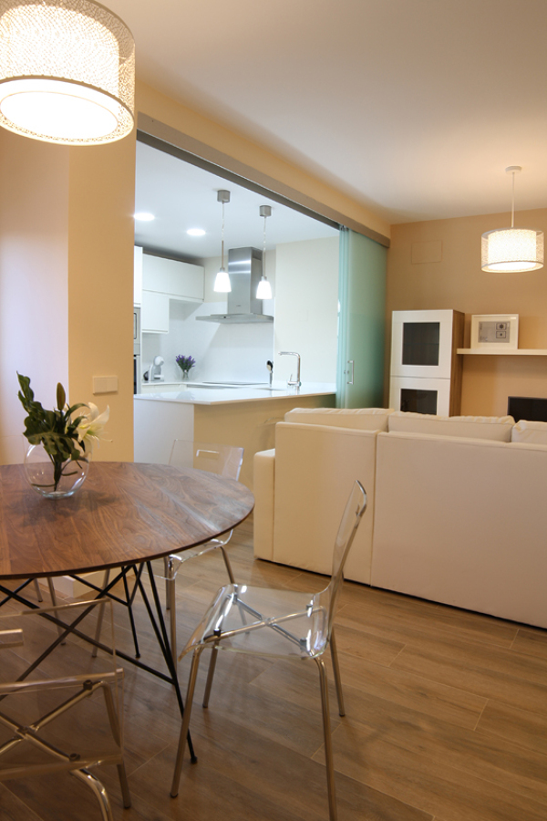 Cocina vista desde comedor
