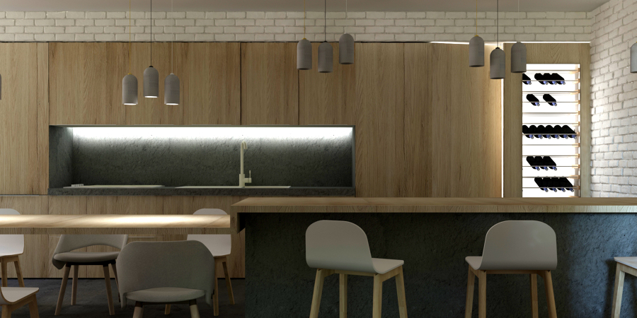 Cocina vivienda unifamiliar, Ciudad Real