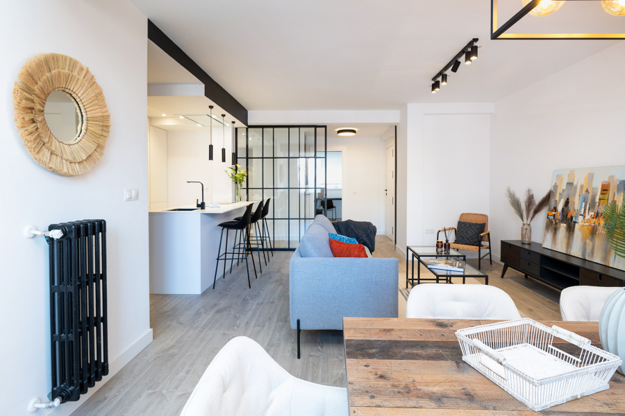 COCINA Y SALÓN INTEGRADOS