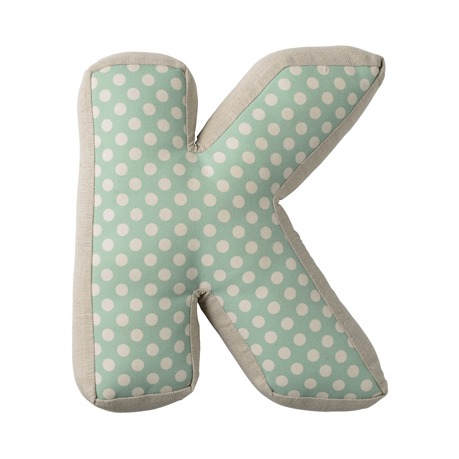 Cojín K geométrico