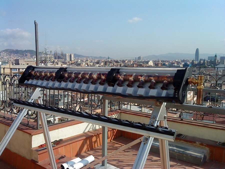 colector de tubos de vacío