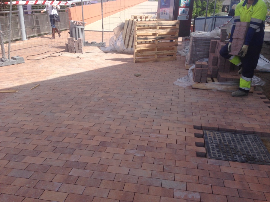 Colocación de adoquines