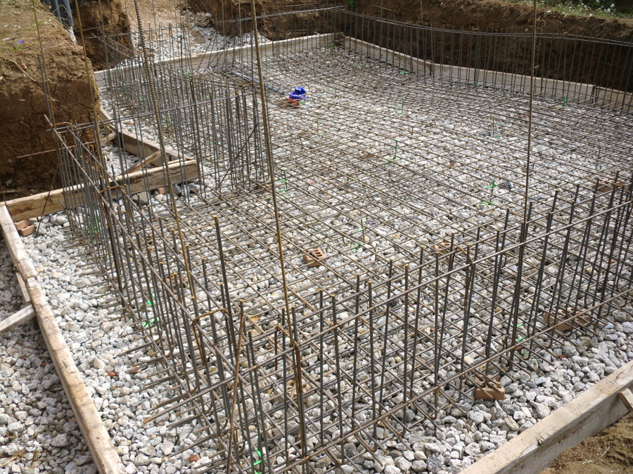 Colocación de armadura y esperas