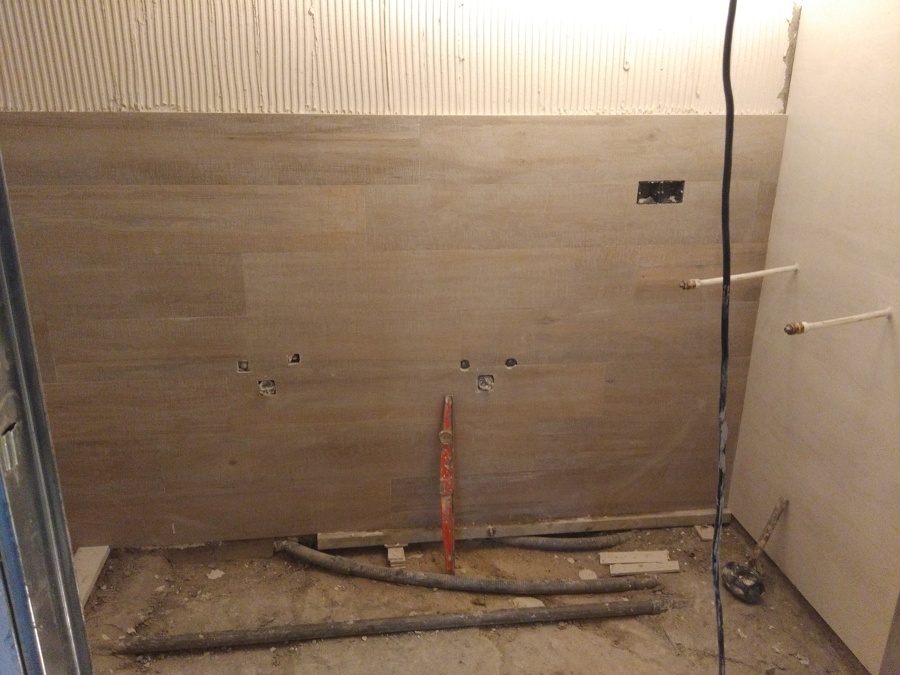 colocación de azulejo