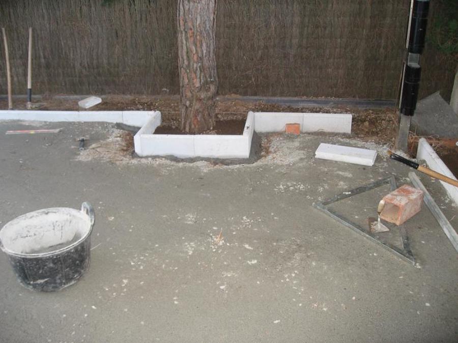 Colocación de bordillo