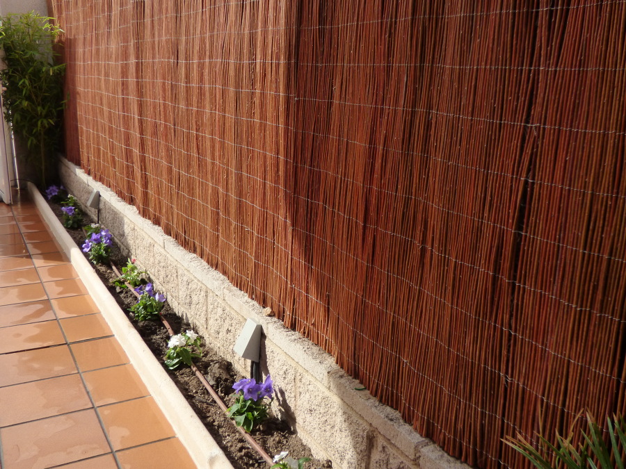 COLOCACIÓN DE BORDILLOS EN EL PASILLO DE ENTRADA