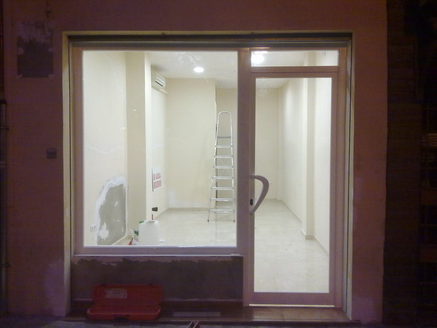 Colocación de carpintería de aluminio