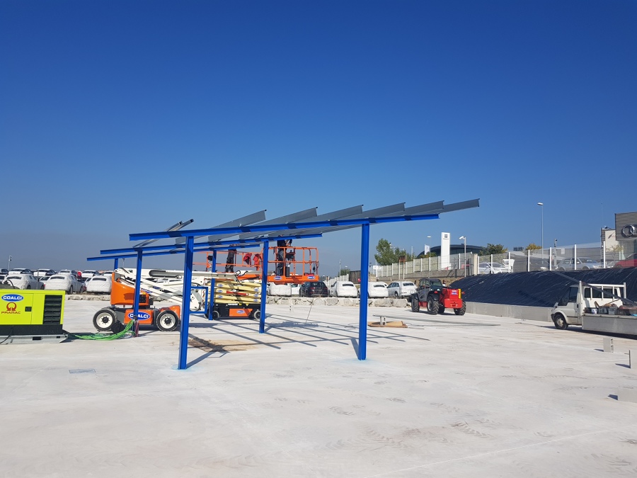 Colocación de correas "Z"