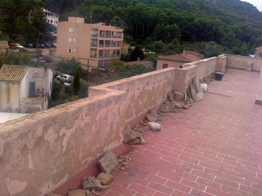 COLOCACION DE FIOLAS EN MURETE