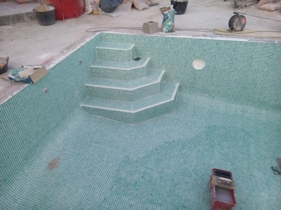 colocación de gresite