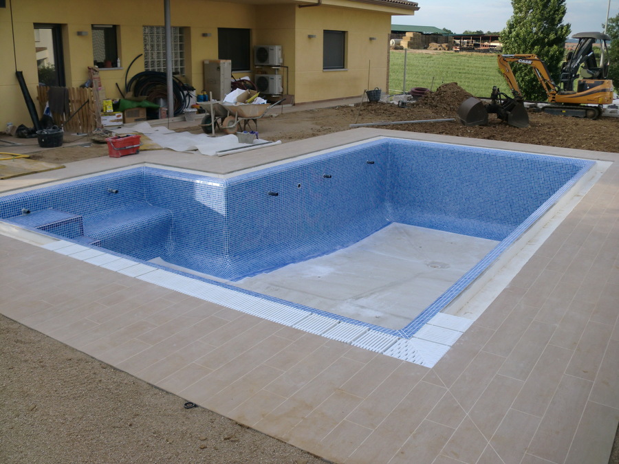 Colocación de gresite