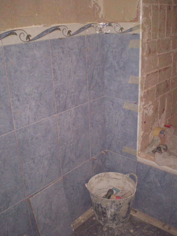 Colocacion de la baldosa