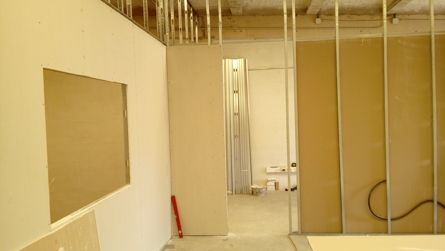 Colocacion de las placas de pladur