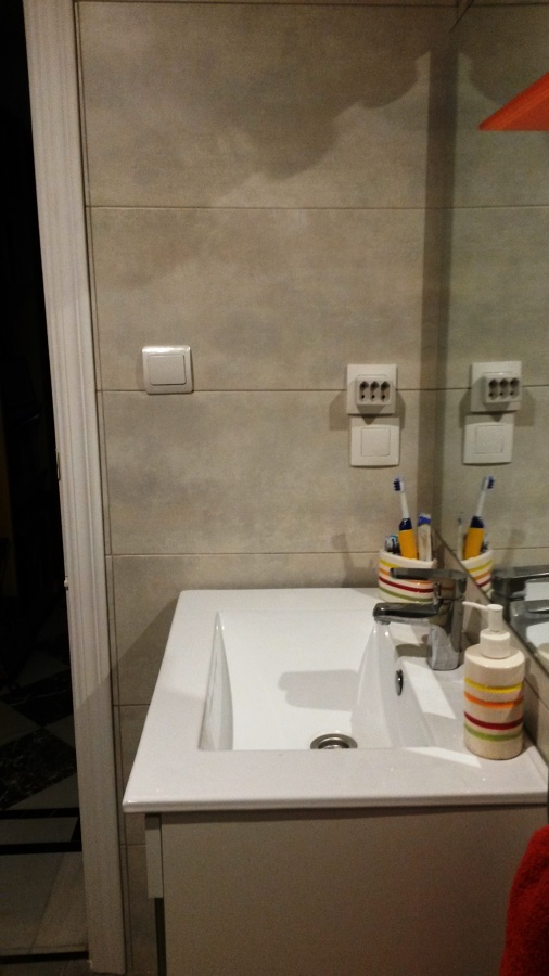 Colocación de lavabo y mueble