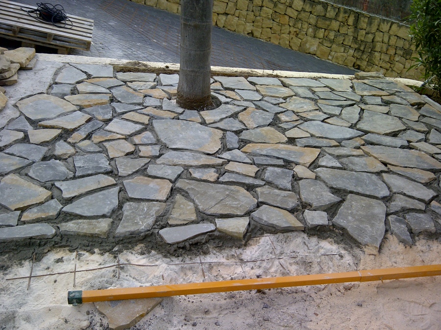 Colocación de losas