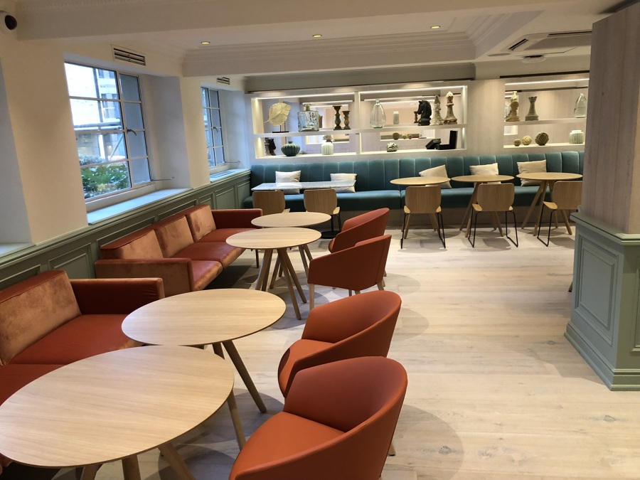 Colocación de mobiliario