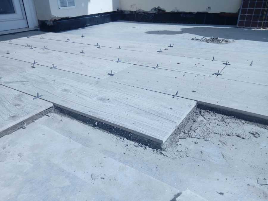 Colocación de nuevo pavimento