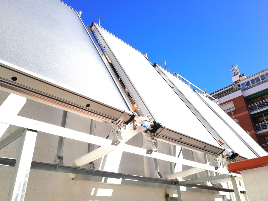 Colocación de paneles solares