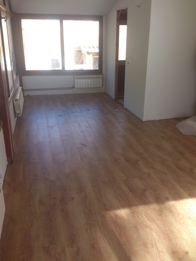 colocación de pavimento.