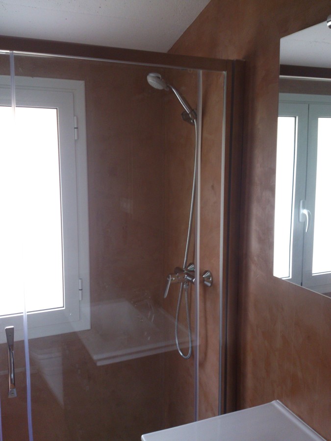 colocación de sanitarios.