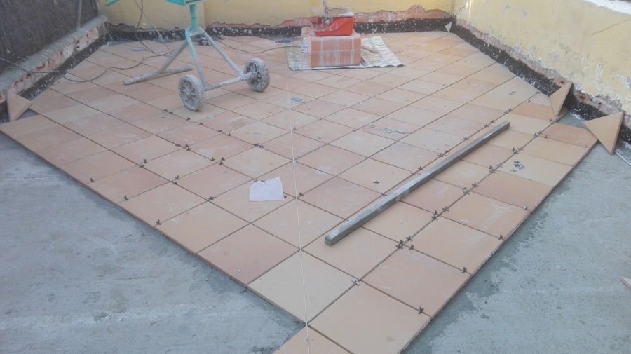 Colocación de suelo