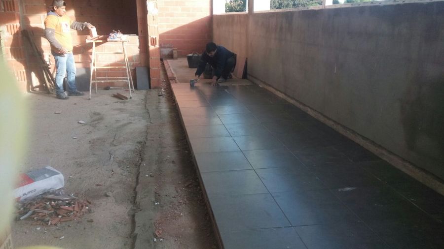Colocación de suelo