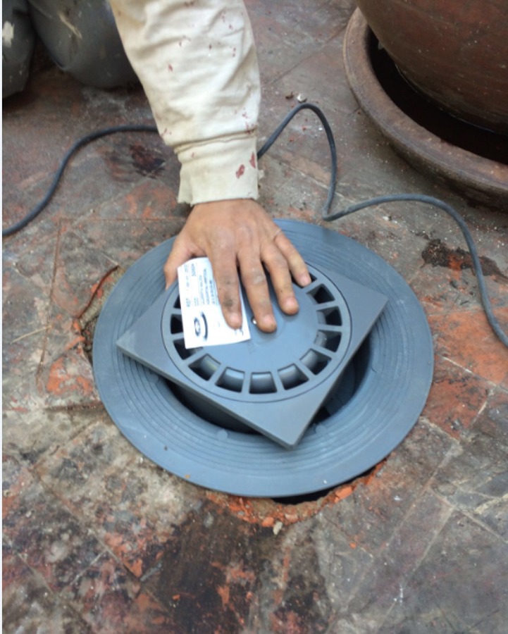 Colocacion de sumidero