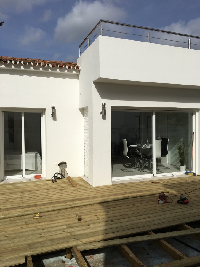 Colocación de tarima.