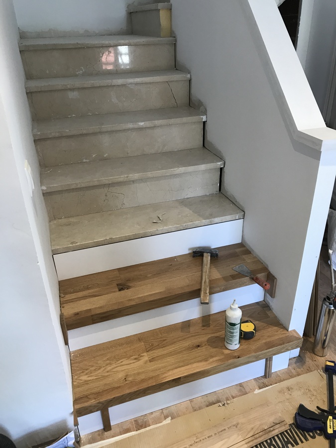 Colocación de tarima en madera MACIZA