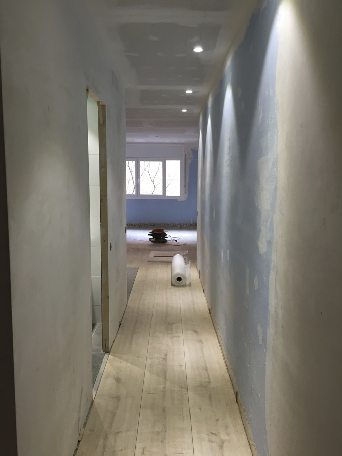 Colocación del pavimento