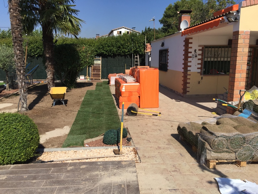 Colocación del tepes