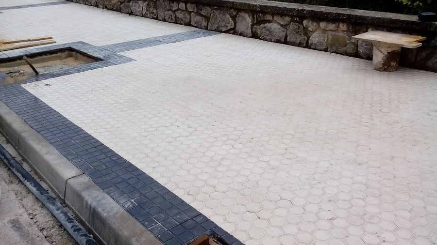 Colocación del terrazo