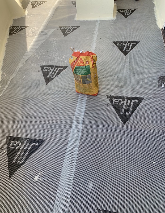 Colocacion Malla fibra 100gr