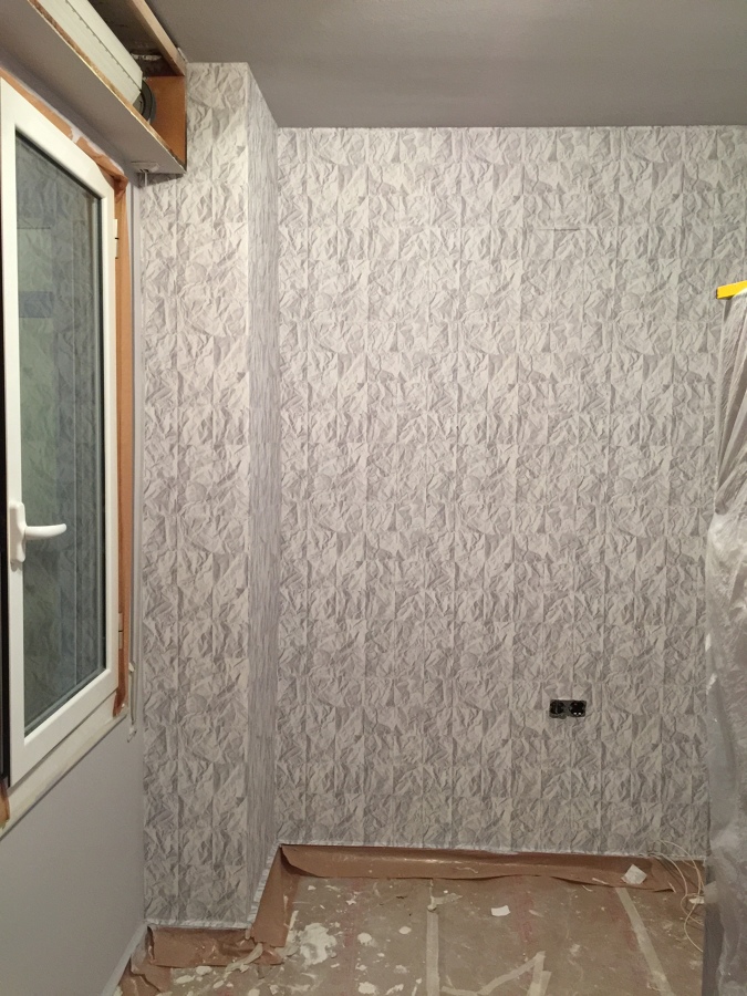 Colocación papel pintado