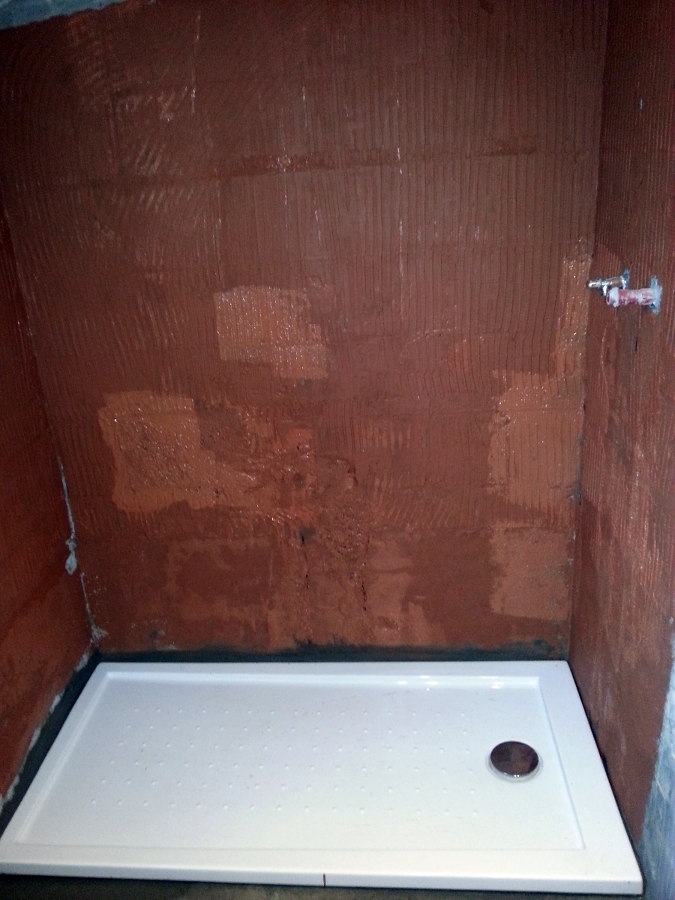 Colocación plato de ducha