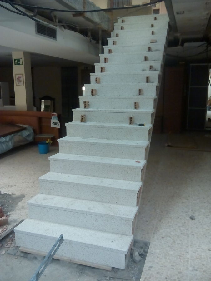 Colocacion solado de terrazo