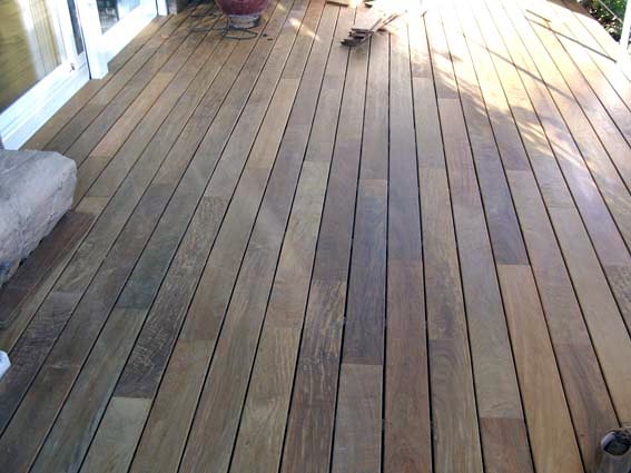 Colocación tarima de Exterior Ipe