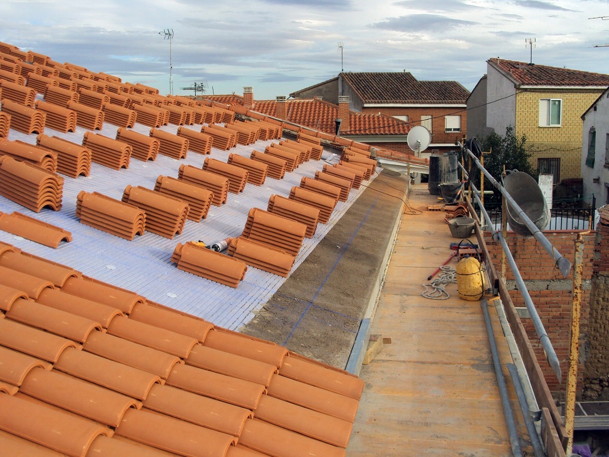 Colocación tejas