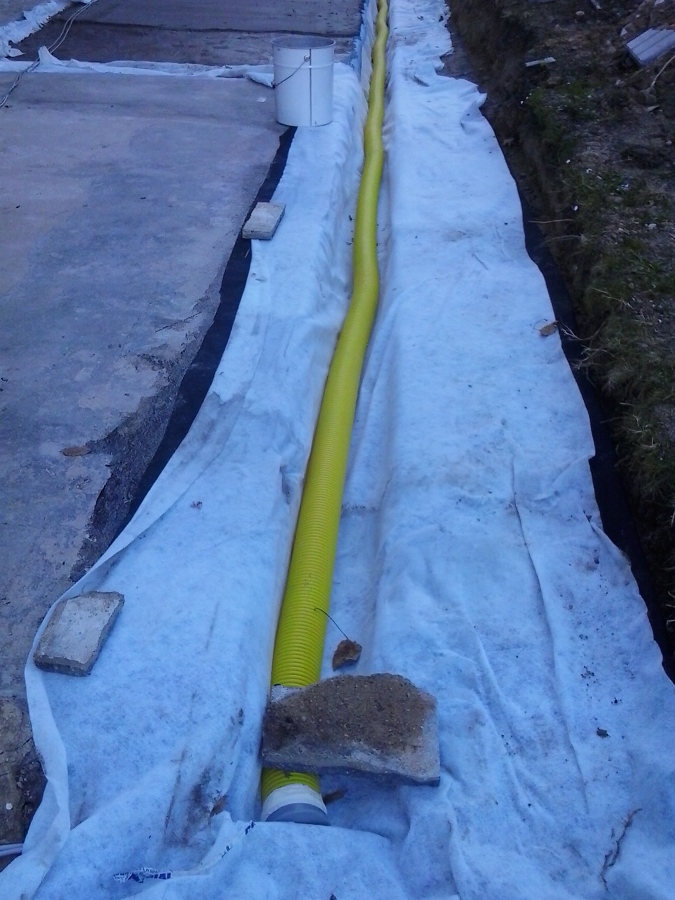 COLOCACIÓN TUBO DRENAJE