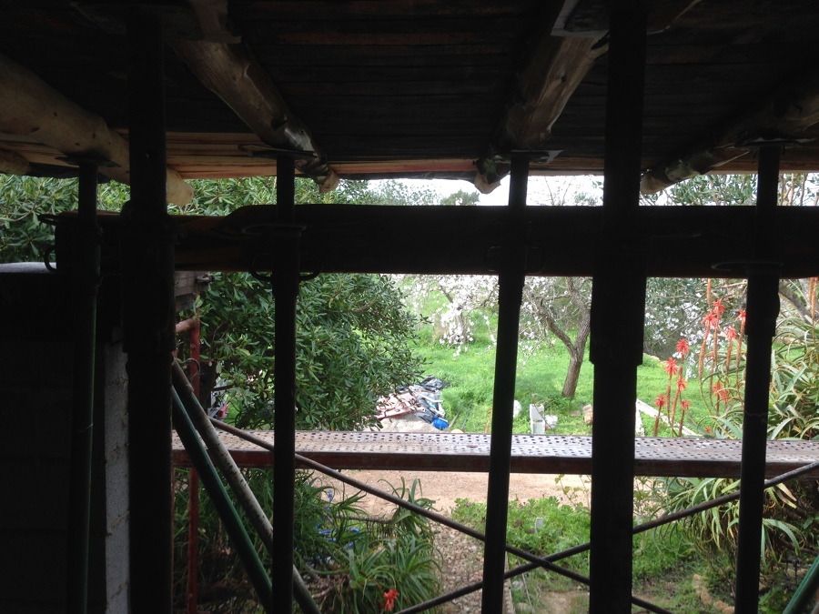 Colocando jacenas de Sabina