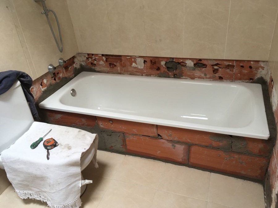 COLOCAR BAÑERA NUEVA