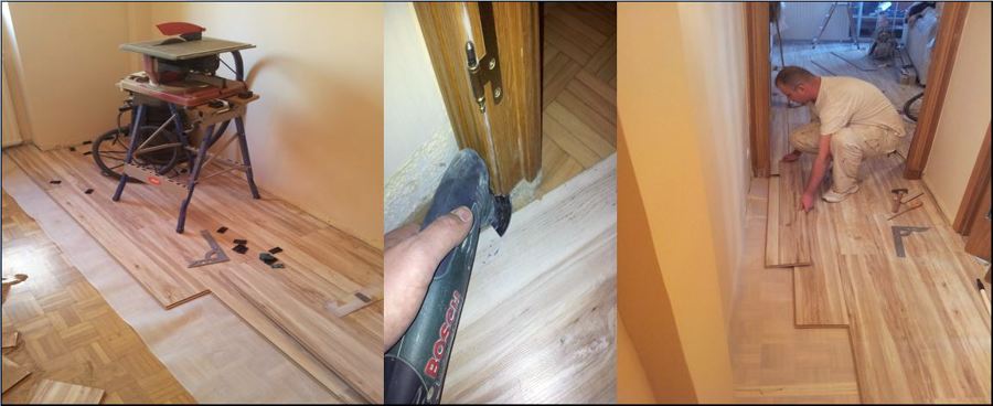 colocar tarima flotante