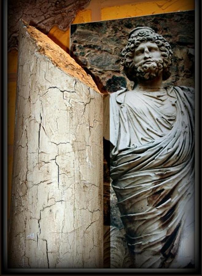 Columna romana craqueada