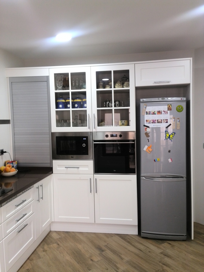 Columnas y vitrinas...