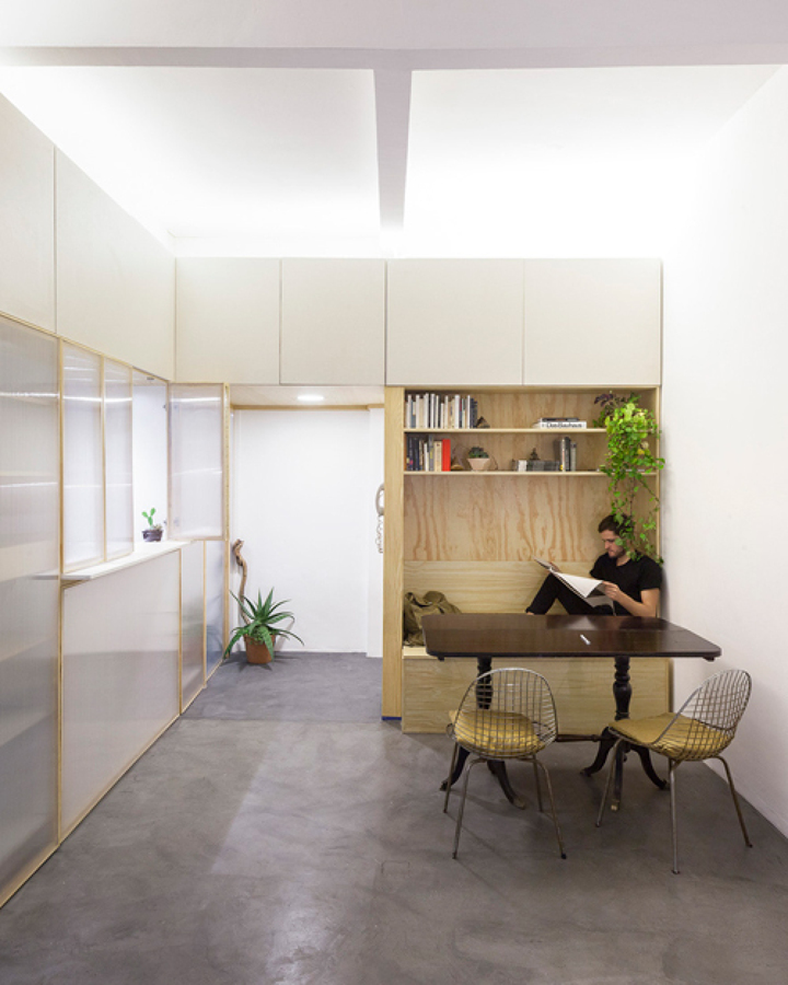 Comedor abierto al salón 